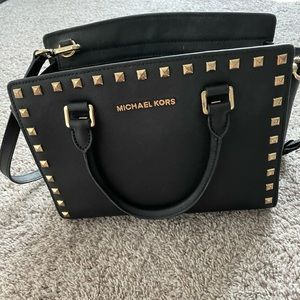 Michael Kors Black Studded Purse